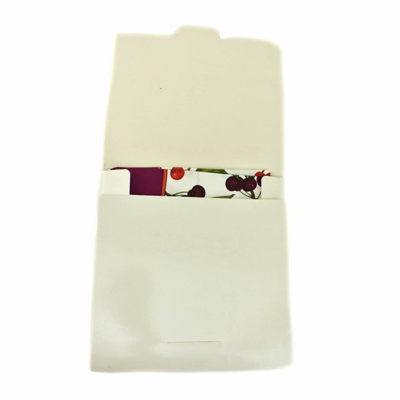 VALENTINO Multicolor Cherries & Logo Silk Scarf mo - Picture 9 of 9